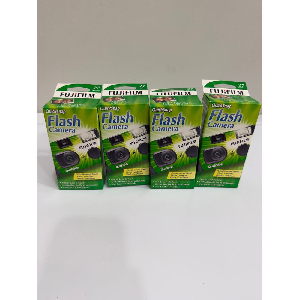 FUJIFILM Quicksnap Flash 400 One-Time-Use Disposable Camera (27 Exposures)